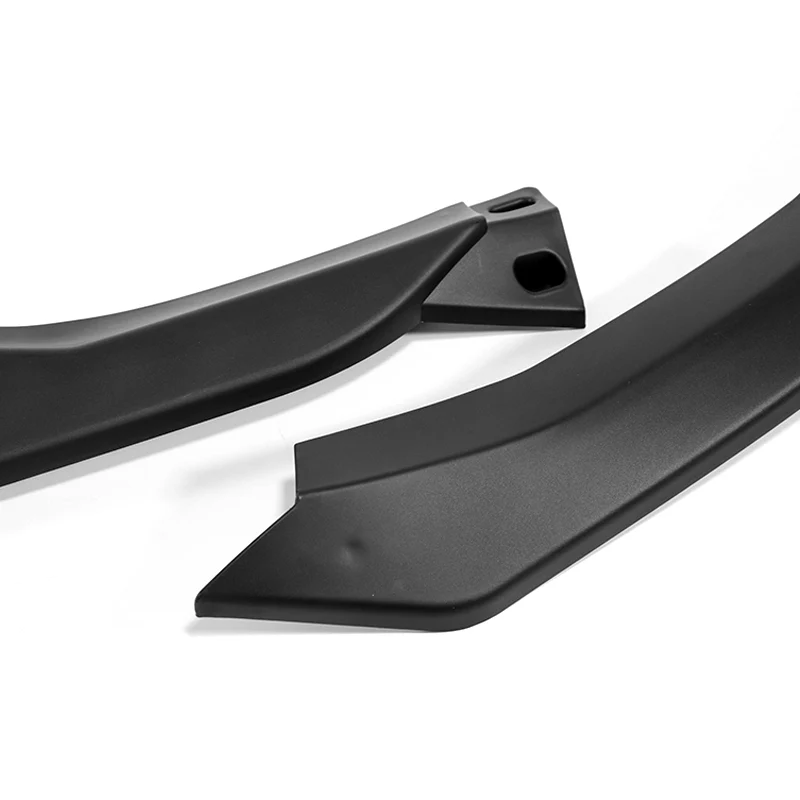 For 2022-2025 BMW 2-Series Coupe G42 M-Sport 3-PCS  Matt Black Front Bumper Spoiler Lip - Image 2