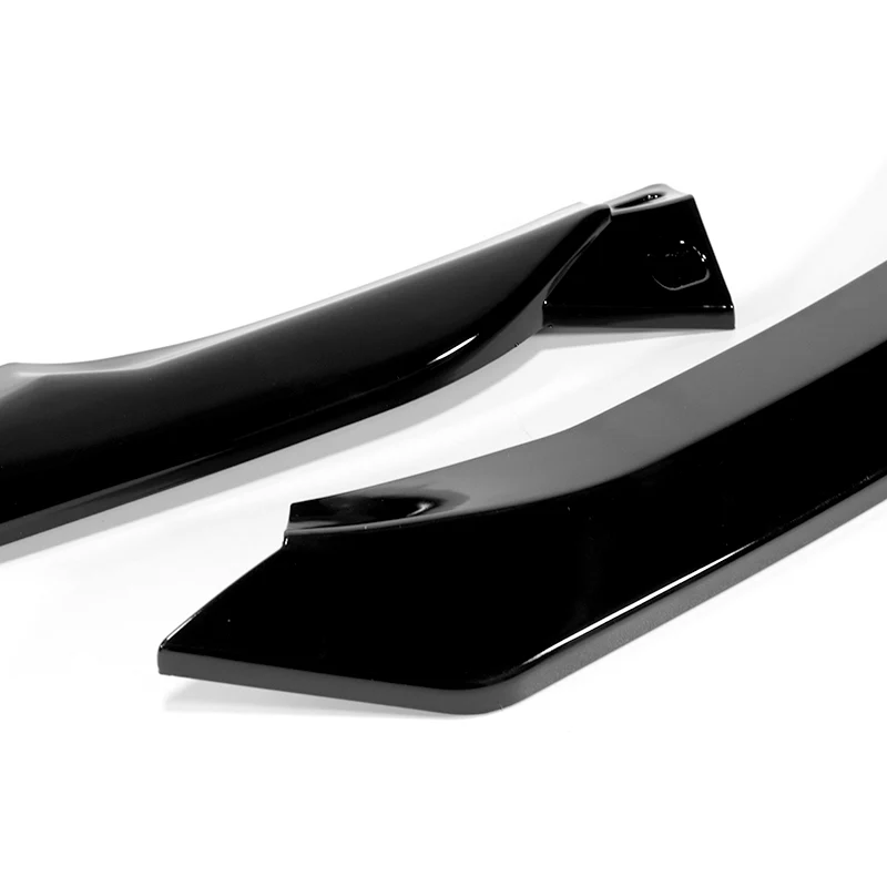 For 2022-2025 BMW 2-Series Coupe G42 M-Sport 3-PCS Painted Black Front Bumper Lip - Image 2