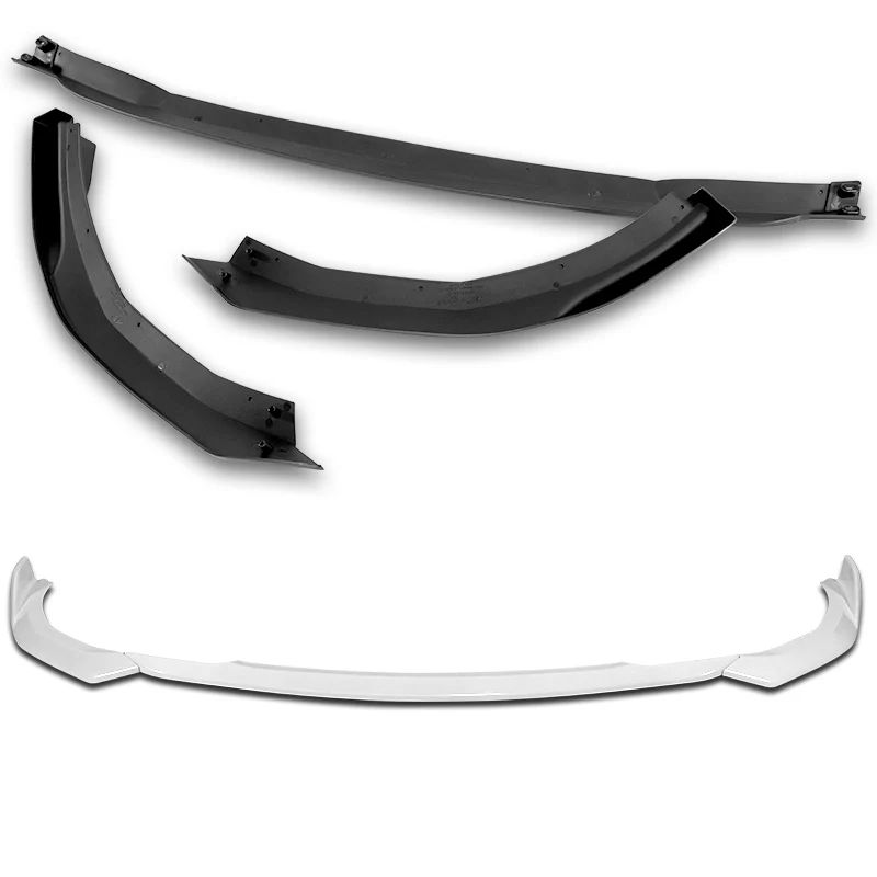 For 2022-2025 BMW 2-Series Coupe G42 M-Sport 3-PCS Painted White Front Bumper Lip - Image 3