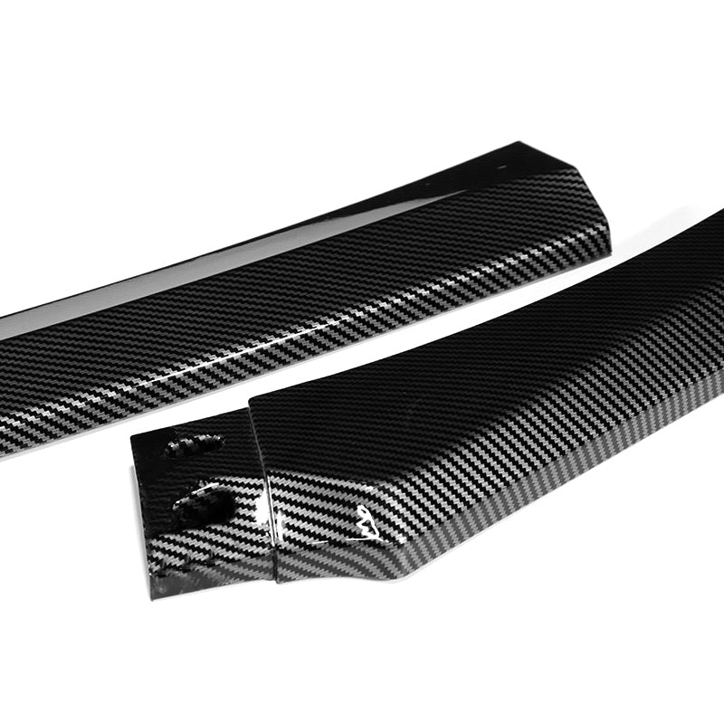 For 2022-2024 Subaru BRZ ST-Style 3-PCS Carbon Look Front Bumper Spoiler Splitter Lip - Image 2