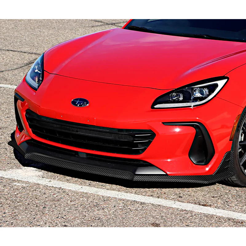 For 2022-2024 Subaru BRZ ST-Style 3-PCS Carbon Look Front Bumper Spoiler Splitter Lip - Image 5