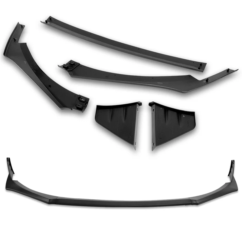 For 2022-2024 Subaru BRZ ST-Style 3-PCS Matt Black Front Bumper Spoiler Splitter Lip - Image 4