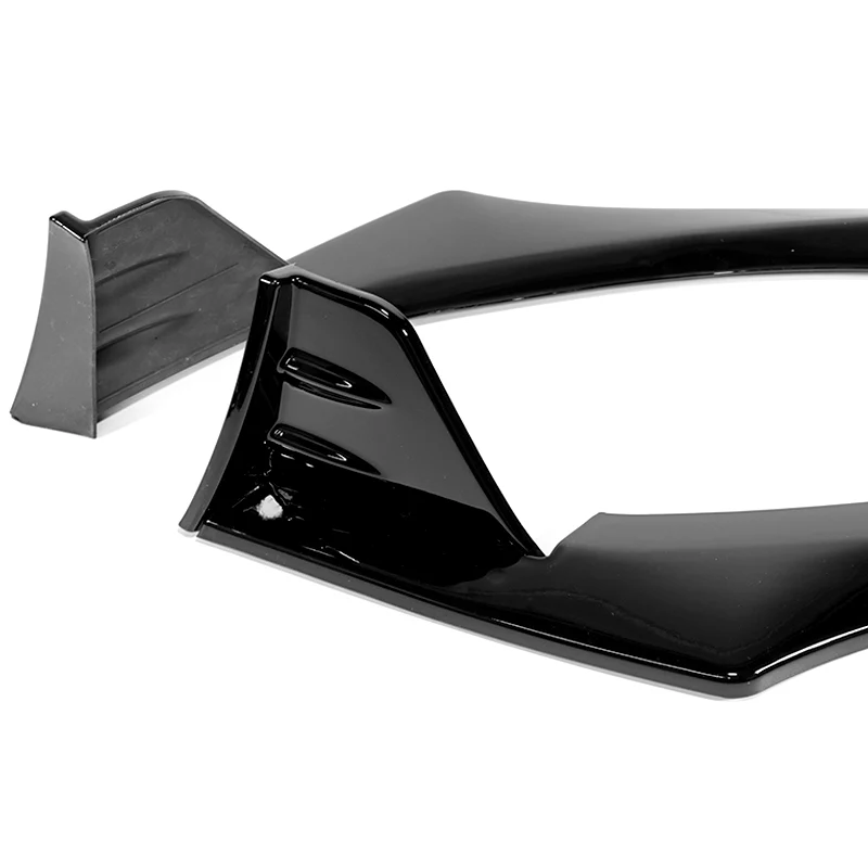 For 2022-2024 Subaru BRZ ST-Style 3-PCS Painted BLACK Front Bumper Spoiler Splitter Lip - Image 3