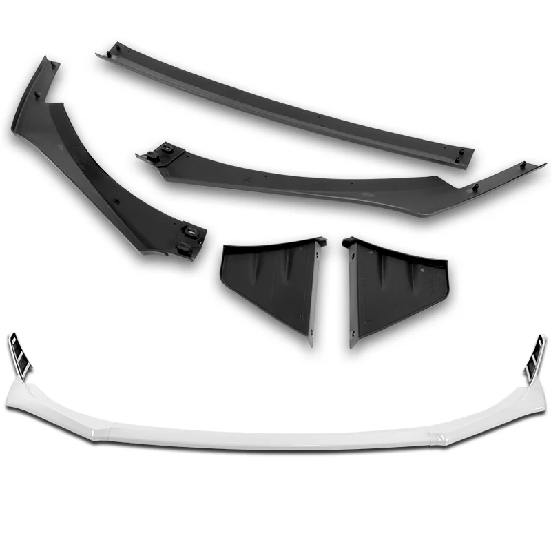 For 2022-2024 Subaru BRZ ST-Style 3-PCS Painted WHITE Front Bumper Spoiler Splitter Lip - Image 4