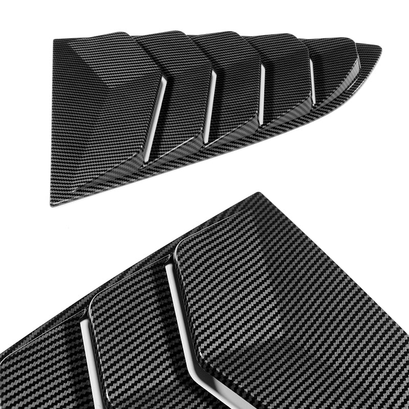 For 2022-2024 Subaru BRZ/Toyota GR86 Carbon Side Window Louvers Scoop Cover Vent - Image 2
