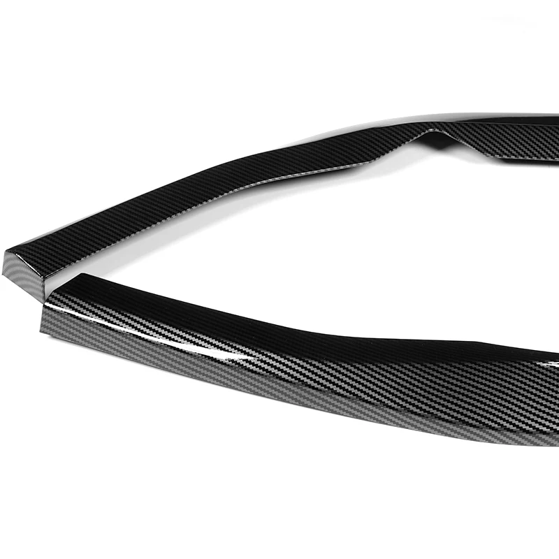 For 2022-2025 Subaru WRX ST-Style 3-PCS Carbon Look Front Bumper Spoiler Splitter Lip - Image 3