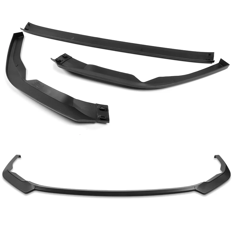 For 2022-2025 Subaru WRX ST-Style 3-PCS Matt Black Front Bumper Spoiler Splitter Lip - Image 4
