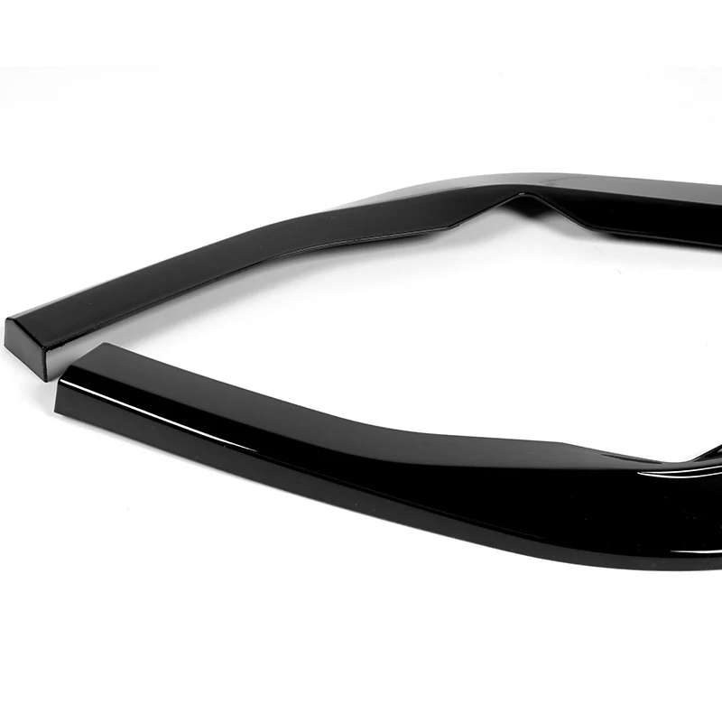 For 2022-2025 Subaru WRX ST-Style 3-PCS  Painted BLACK Front Bumper Spoiler Splitter Lip - Image 3