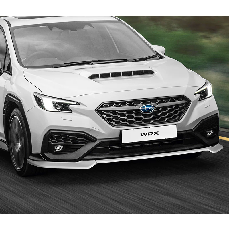 For 2022-2025 Subaru WRX ST-Style 3-PCS Painted WHITE Front Bumper Spoiler Splitter Lip - Image 5