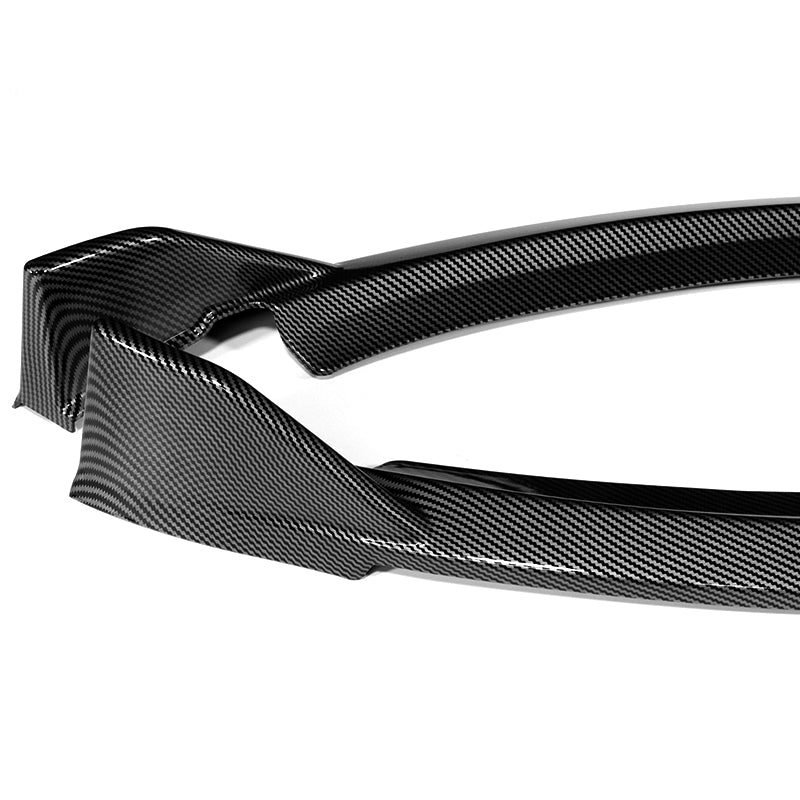 For 2022-2024 Toyota GR86 ST-Style 3-PCS Carbon Look Front Bumper Spoiler Splitter Lip - Image 3