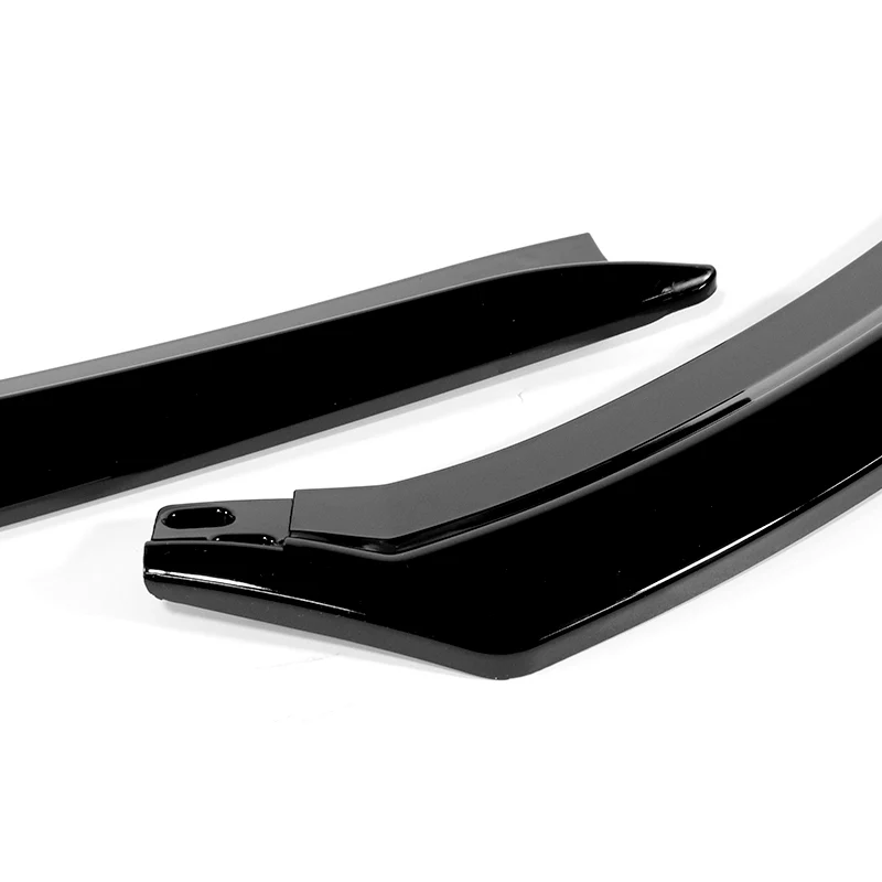 For 2022-2024 Toyota GR86 ST-Style 3-PCS Painted BLK Front Bumper Spoiler Splitter Lip - Image 2