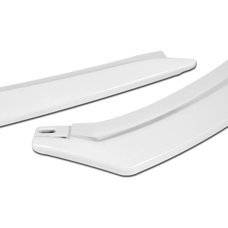 For 2022-2024 Toyota GR86 ST-Style 3-PCS Painted WHITE Front Bumper Spoiler Splitter Lip - Image 2