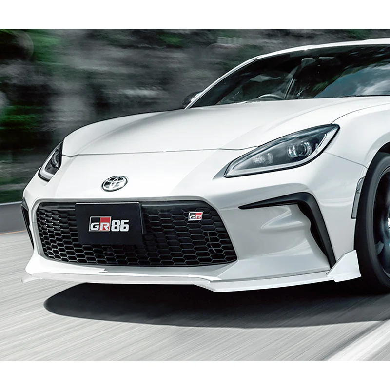 For 2022-2024 Toyota GR86 ST-Style 3-PCS Painted WHITE Front Bumper Spoiler Splitter Lip - Image 5