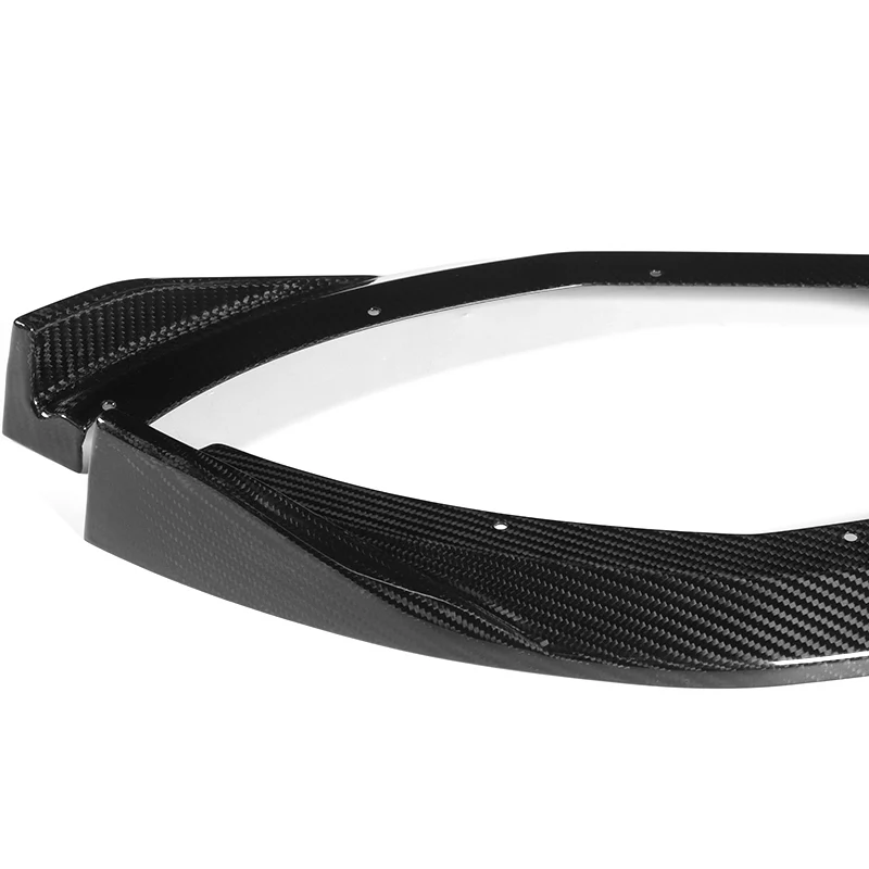 For 2022-2025 BMW 2-Series Coupe G42 M-Sport Carbon Fiber Front Bumper Body Splitter Spoiler Lip 3PCS - Image 3