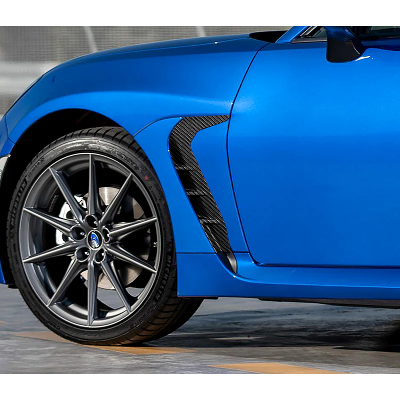 For 2022 – 2024 Subaru BRZ / Toyota GR86 ABS Side Sport Fender Vent Garnish Trim -Carbon Fiber Look - Image 6