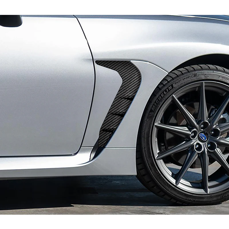 For 2022 – 2024 Subaru BRZ / Toyota GR86 ABS Side Sport Fender Vent Garnish Trim -Carbon Fiber Look - Image 8