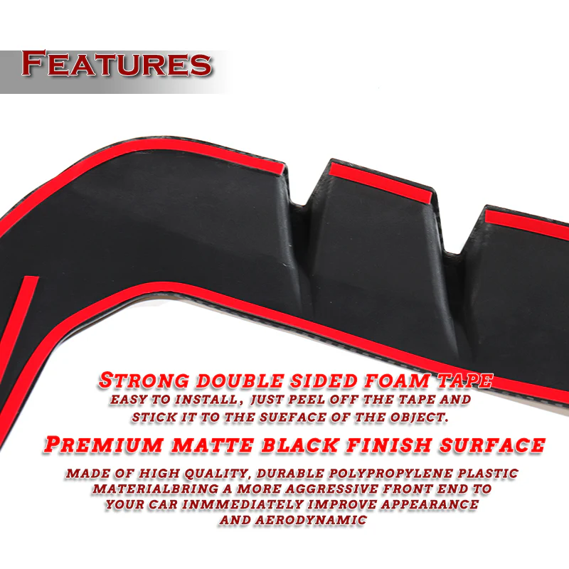 For 2022 – 2024 Subaru BRZ / Toyota GR86 ABS Side Sport Fender Vent Garnish Trim -Matte Black - Image 3