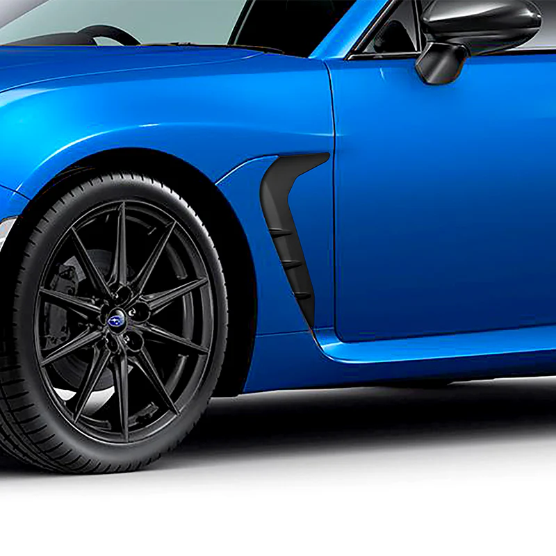 For 2022 – 2024 Subaru BRZ / Toyota GR86 ABS Side Sport Fender Vent Garnish Trim -Matte Black - Image 6