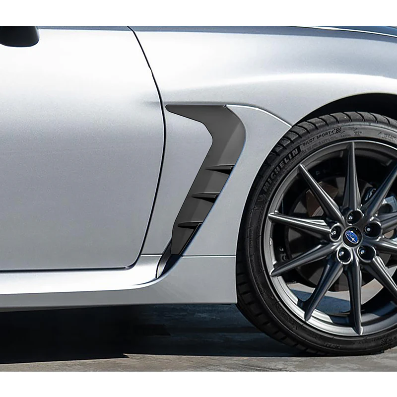 For 2022 – 2024 Subaru BRZ / Toyota GR86 ABS Side Sport Fender Vent Garnish Trim -Matte Black - Image 7