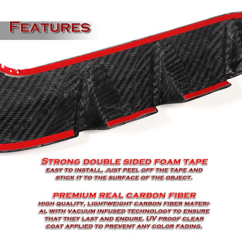 For 2022 – 2024 Subaru BRZ / Toyota GR86 Side Sport Fender Vent Garnish Trim -Real Carbon Fiber - Image 3