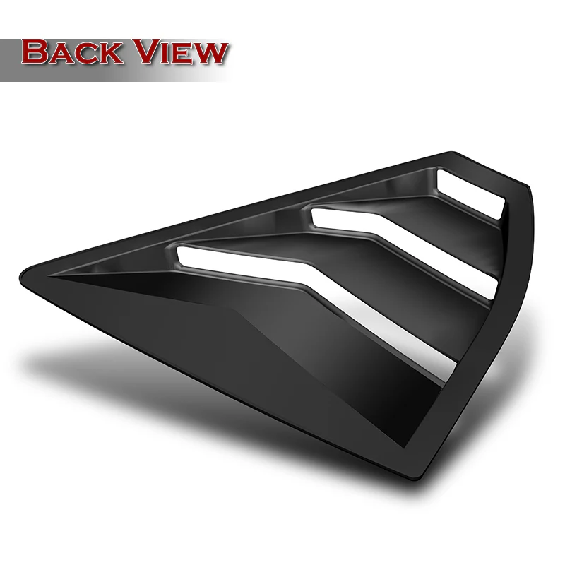 For 2022 - 2026 Subaru WRX 4-DR/Sedan ABS Side Window Louvers Scoop Sun Shade Covers Vent -Black - Image 5