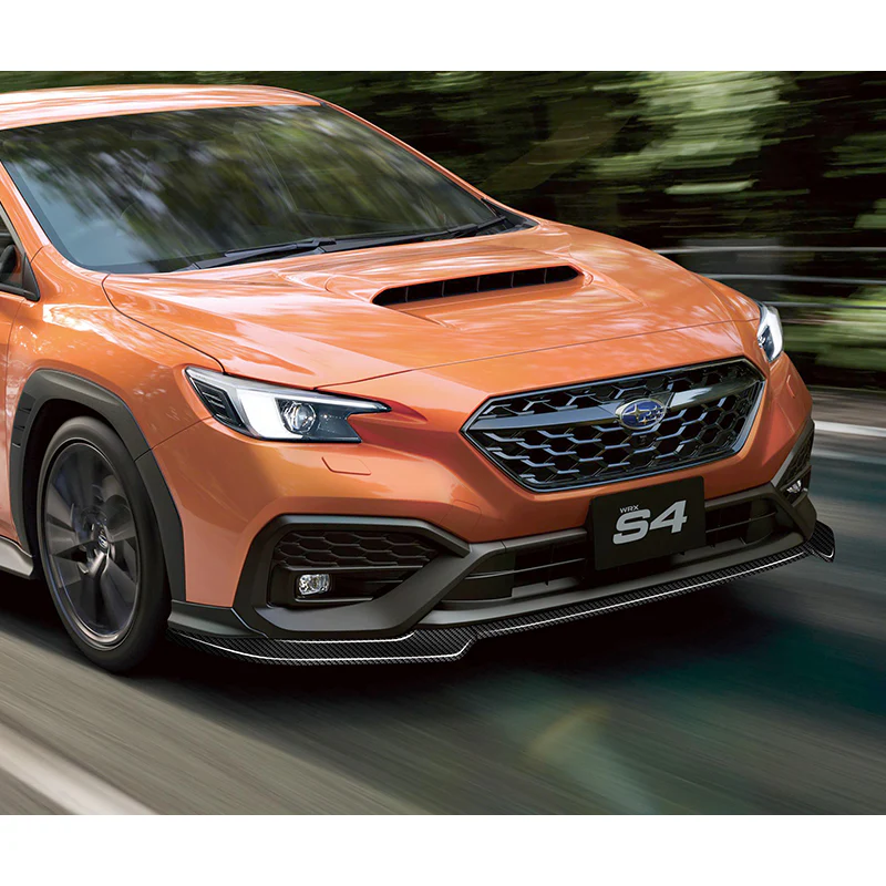 For 2022-2025 Subaru WRX ST-Style 3-PCS Carbon Fiber Front Bumper Spoiler Splitter Lip - Image 3