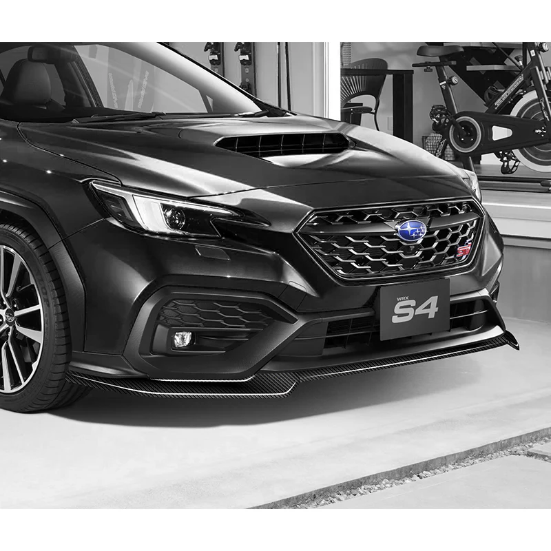 For 2022-2025 Subaru WRX ST-Style 3-PCS Carbon Fiber Front Bumper Spoiler Splitter Lip - Image 4