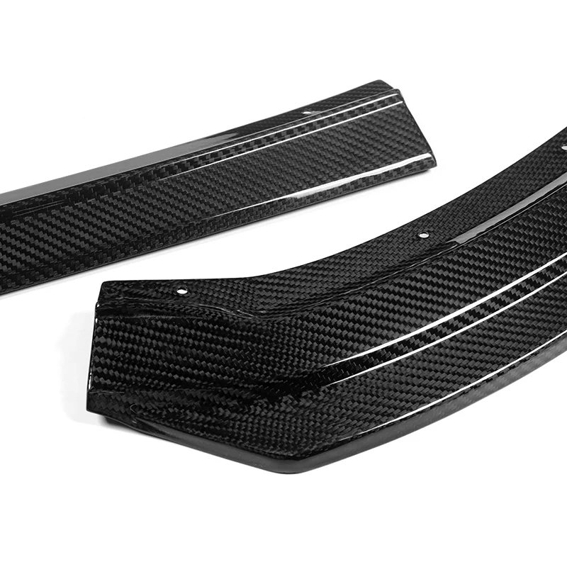 For 2022-2024 Toyota GR86 ST-Style Real Carbon Fiber Front Bumper Splitter Spoiler Lip 3PCS - Image 2