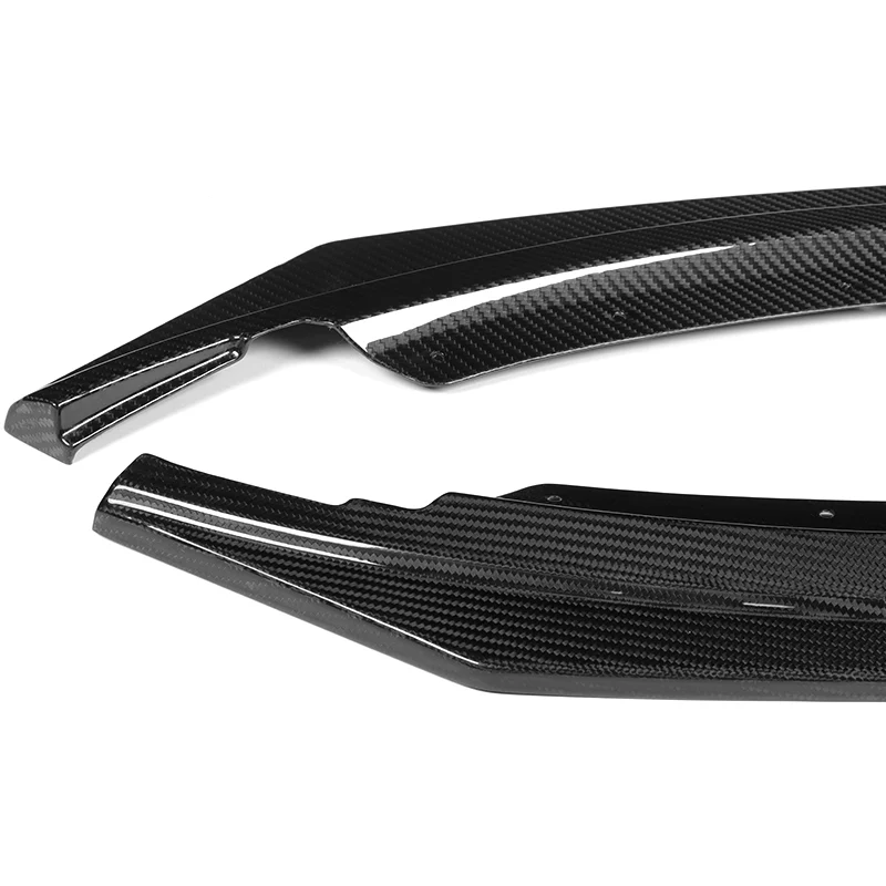 For 2022-2024 Toyota GR86 ST-Style Real Carbon Fiber Front Bumper Splitter Spoiler Lip 3PCS - Image 3