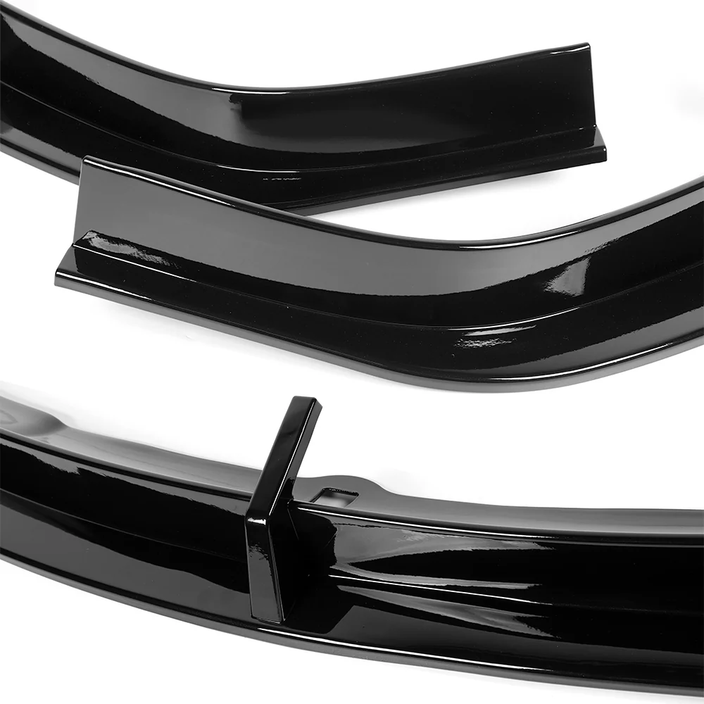 For 2022-2025 Tesla Model X Front Bumper Splitter Spoiler Lip 5PCS -Painted Black - Image 3