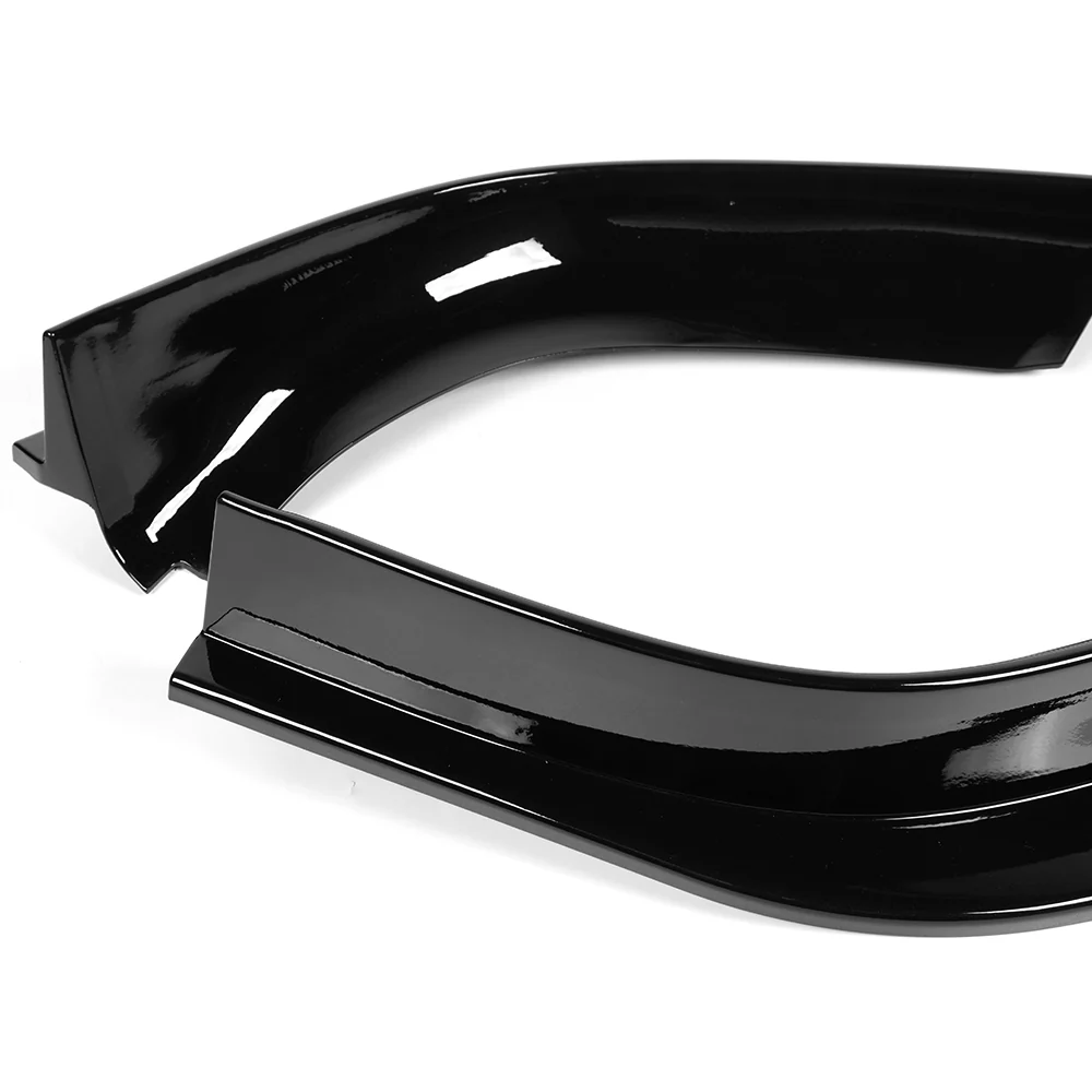 For 2022-2025 Tesla Model X Front Bumper Splitter Spoiler Lip 5PCS -Painted Black - Image 5