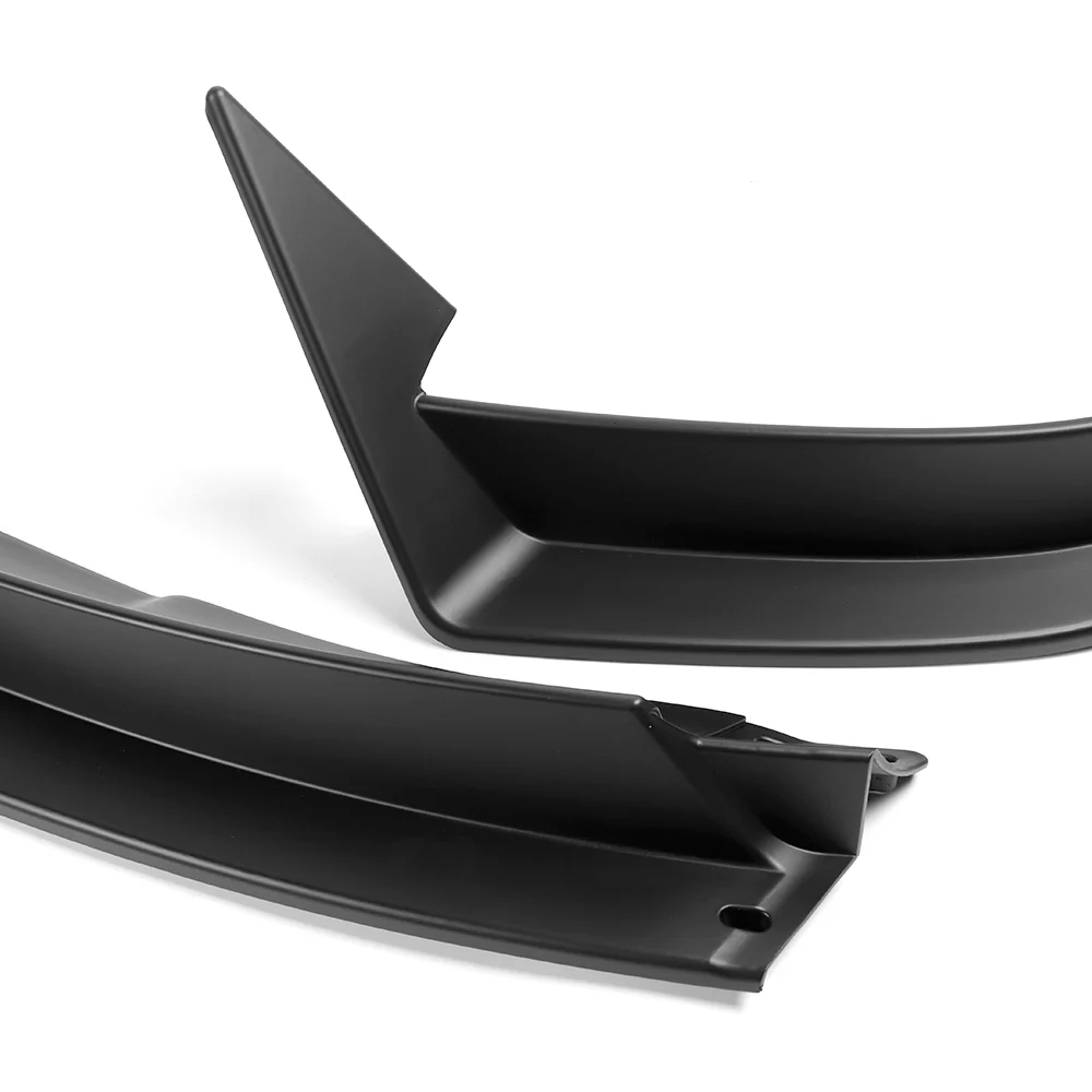 For 2022-2025 Tesla Model X Front Bumper Splitter Spoiler Lip 5PCS -Unpainted Matte Black - Image 5