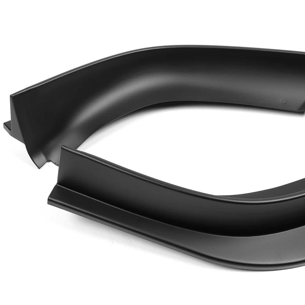 For 2022-2025 Tesla Model X Front Bumper Splitter Spoiler Lip 5PCS -Unpainted Matte Black - Image 6
