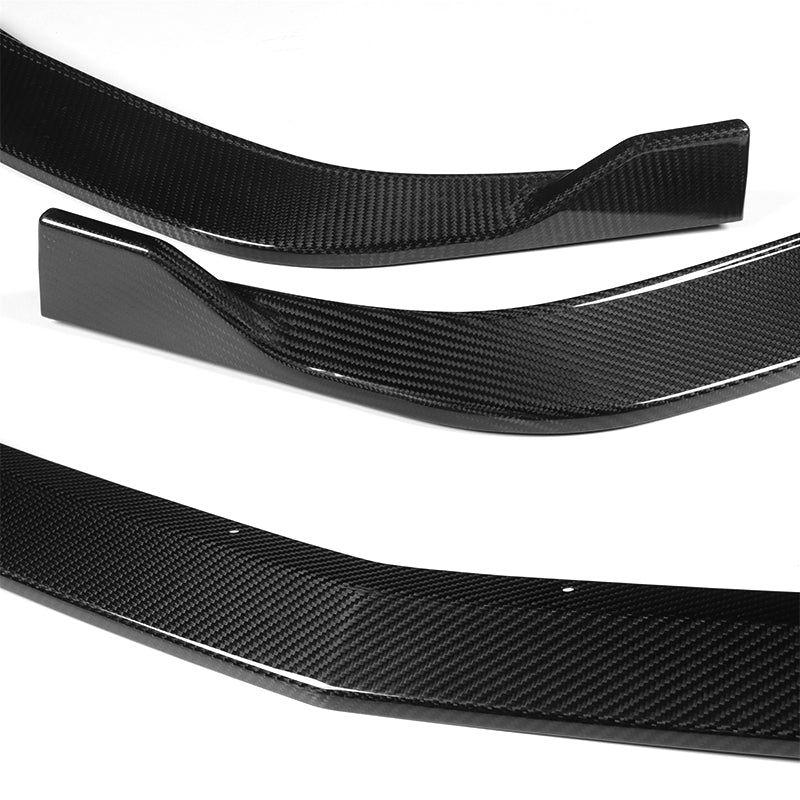 For 2023-2025 Acura Integra TR-Style Carbon Fiber Front Bumper Lip Spoiler 3PCS - Image 2
