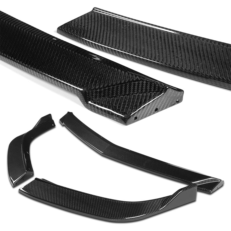 For 2023-2025 Acura Integra TR-Style Carbon Fiber Front Bumper Lip Spoiler 3PCS - Image 3