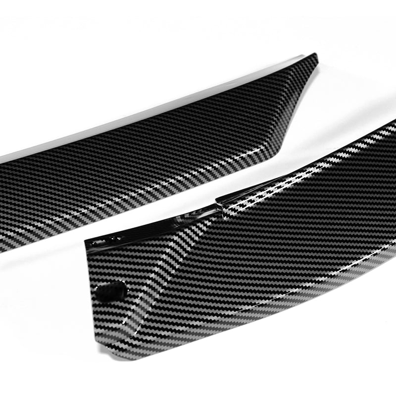 For 2023-2025 Acura Integra TR-Style Carbon Painted Front Bumper Lip Spoiler 3PCS - Image 2