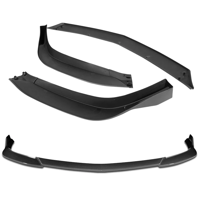 For 2023-2025 Acura Integra TR-Style Carbon Painted Front Bumper Lip Spoiler 3PCS - Image 4