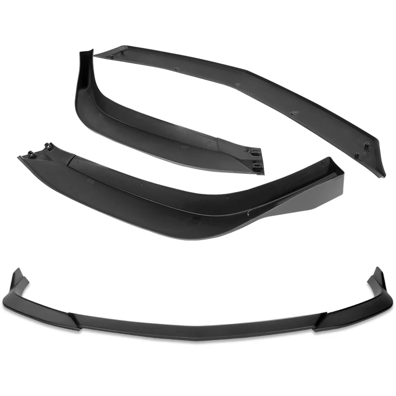 For 2023-2025 Acura Integra TR-Style Matt Black Front Bumper Lip Body Spoiler 3PCS - Image 4