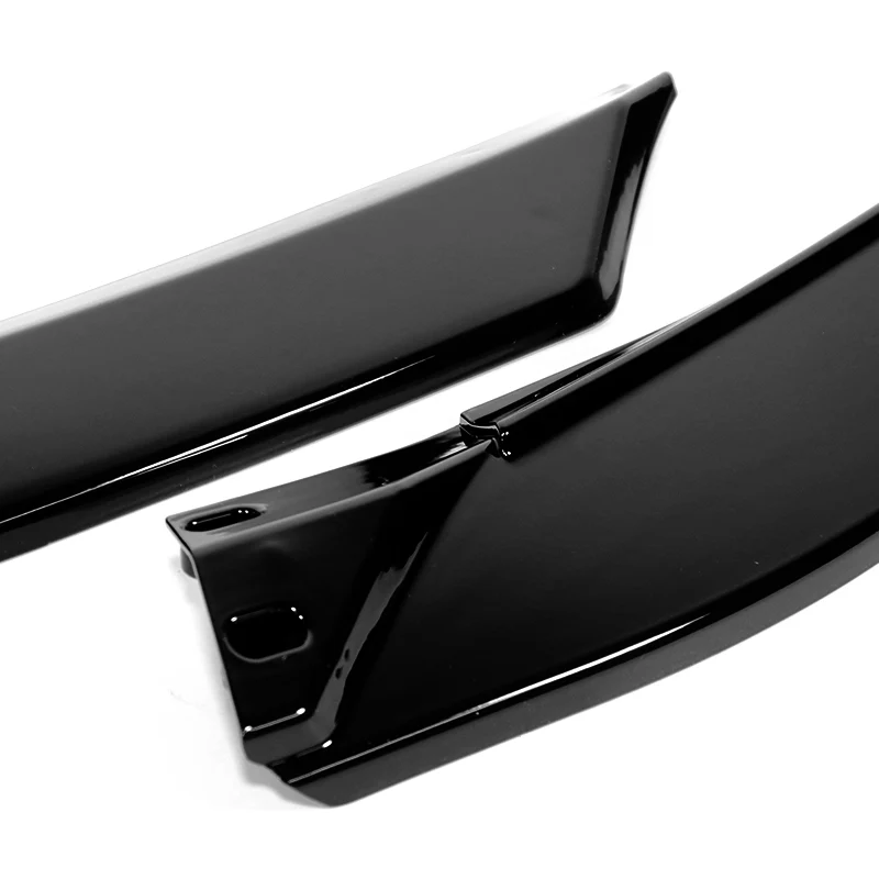 For 2023-2025 Acura Integra TR-Style Painted Black Front Bumper Lip Body Spoiler 3PCS - Image 2