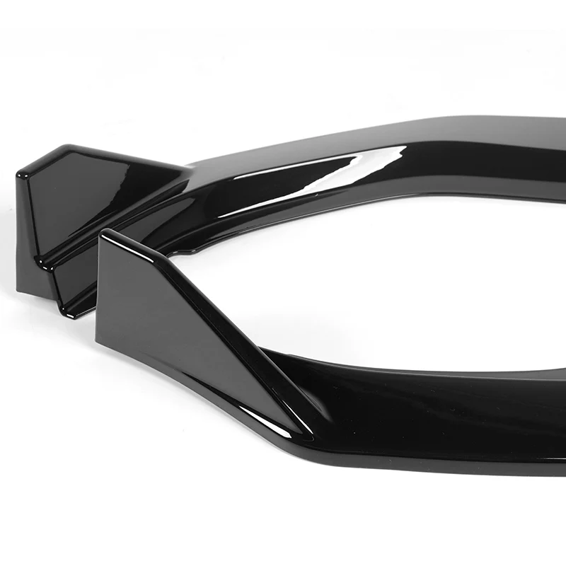 For 2023-2025 BMW 3-Series G20 Base GT-Style Painted Black Front Bumper Body Splitter Spoiler Lip 3PCS - Image 3
