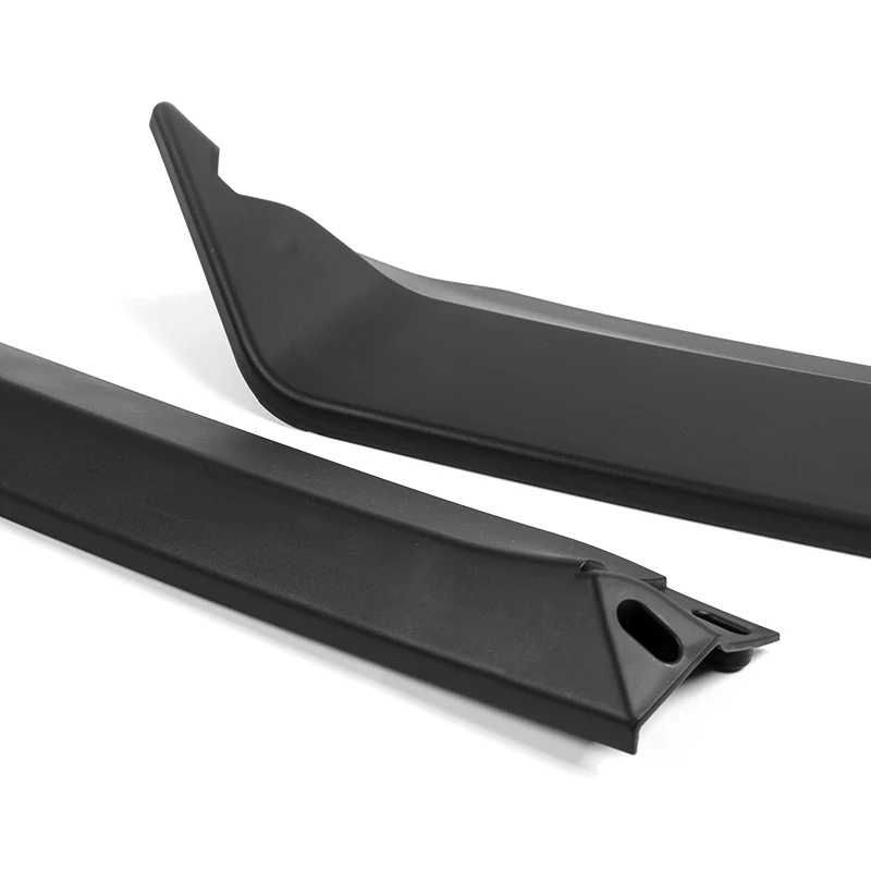 For 2023-2025 BMW 3-Series G20 Base GT-Style Unpainted Matte Black Front Bumper Body Splitter Spoiler Lip 3PCS - Image 2