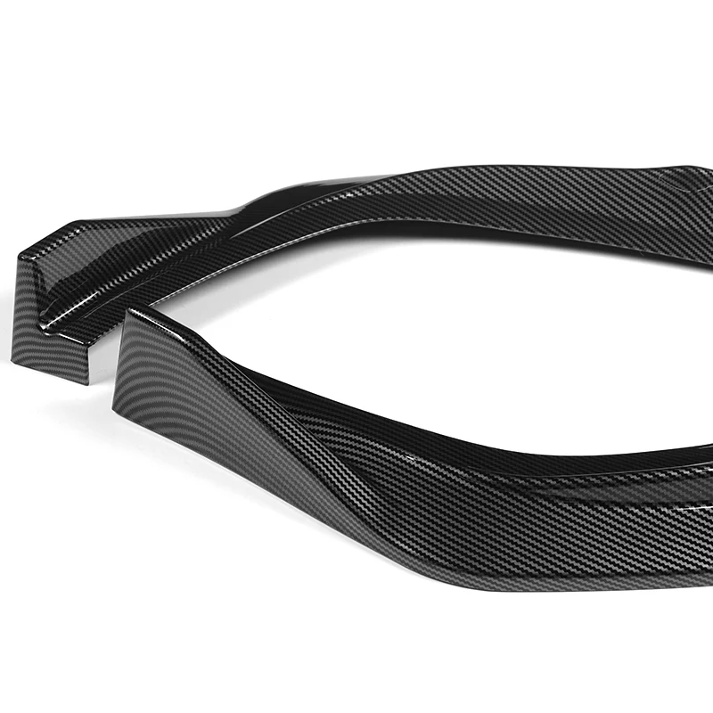 For 2023-2025 BMW 3-Series G20 M-Sport GT-Style Carbon Look Front Bumper Body Splitter Spoiler Lip 3PCS - Image 3