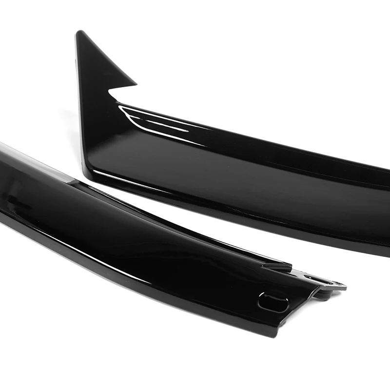 For 2023-2024 Honda Accord Painted Black Front Bumper Body Splitter Spoiler Lip 3PCS - Image 2