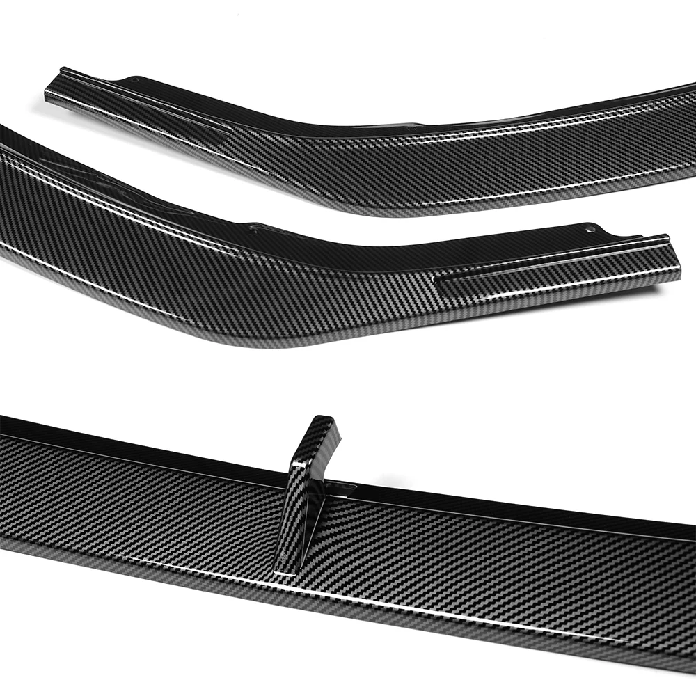 For 2023-2025 Nissan Altima Front Lower Bumper Splitter Spoiler Lip 5PCS -Carbon Fiber Look - Image 4