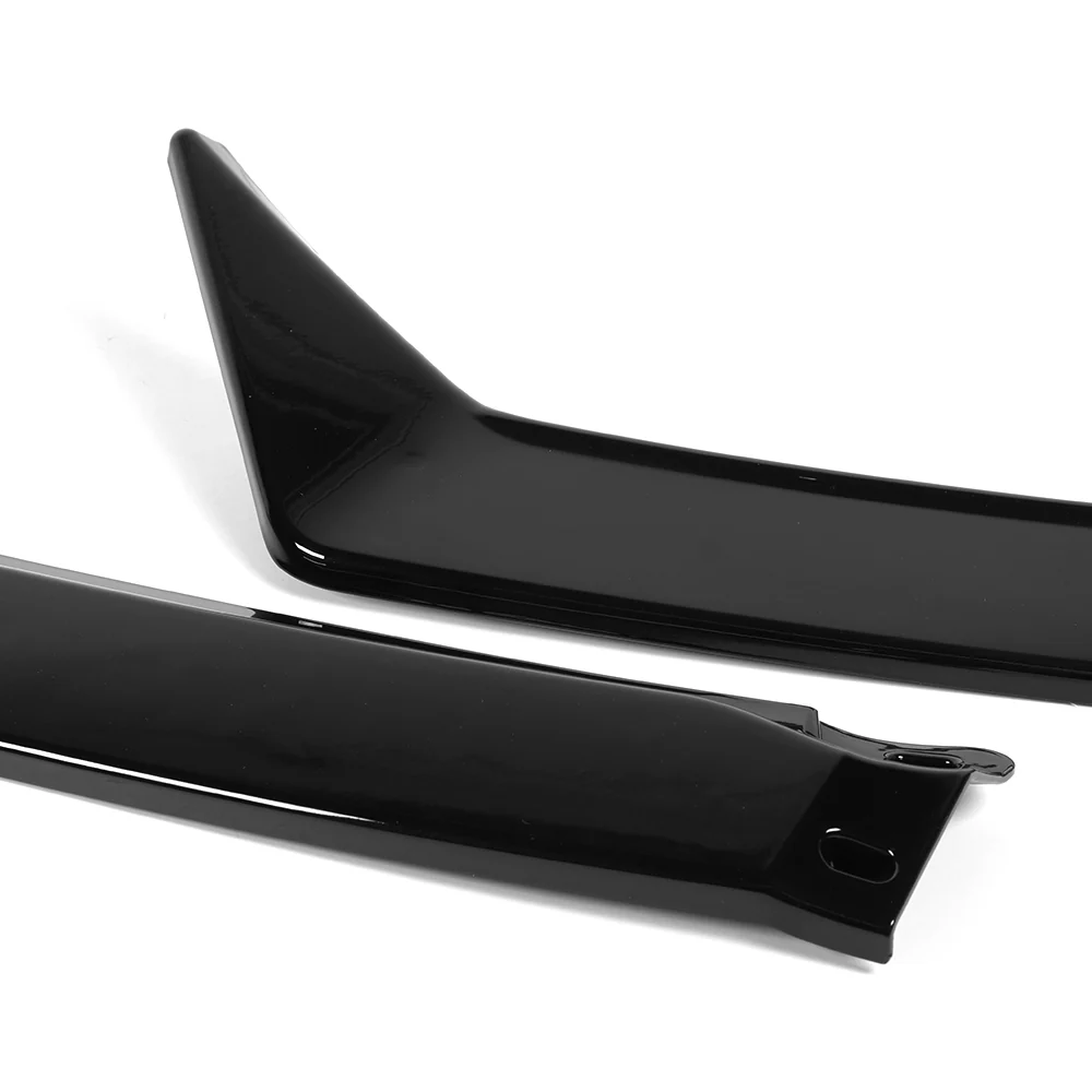 For 2023-2025 Nissan Altima Front Lower Bumper Splitter Spoiler Lip 5PCS -Painted Black - Image 2