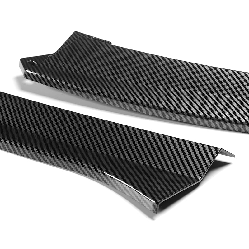 For 2023-2025 Nissan Z 400Z NS-Style Carbon Look Front Bumper Body Splitter Spoiler Lip 3PCS - Image 3