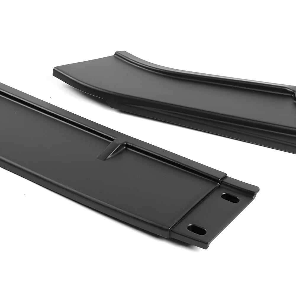 For 2023-2026 Honda Civic Type-R FL5 Front Bumper Lip Spoiler Splitter -Unpainted Black - Image 3