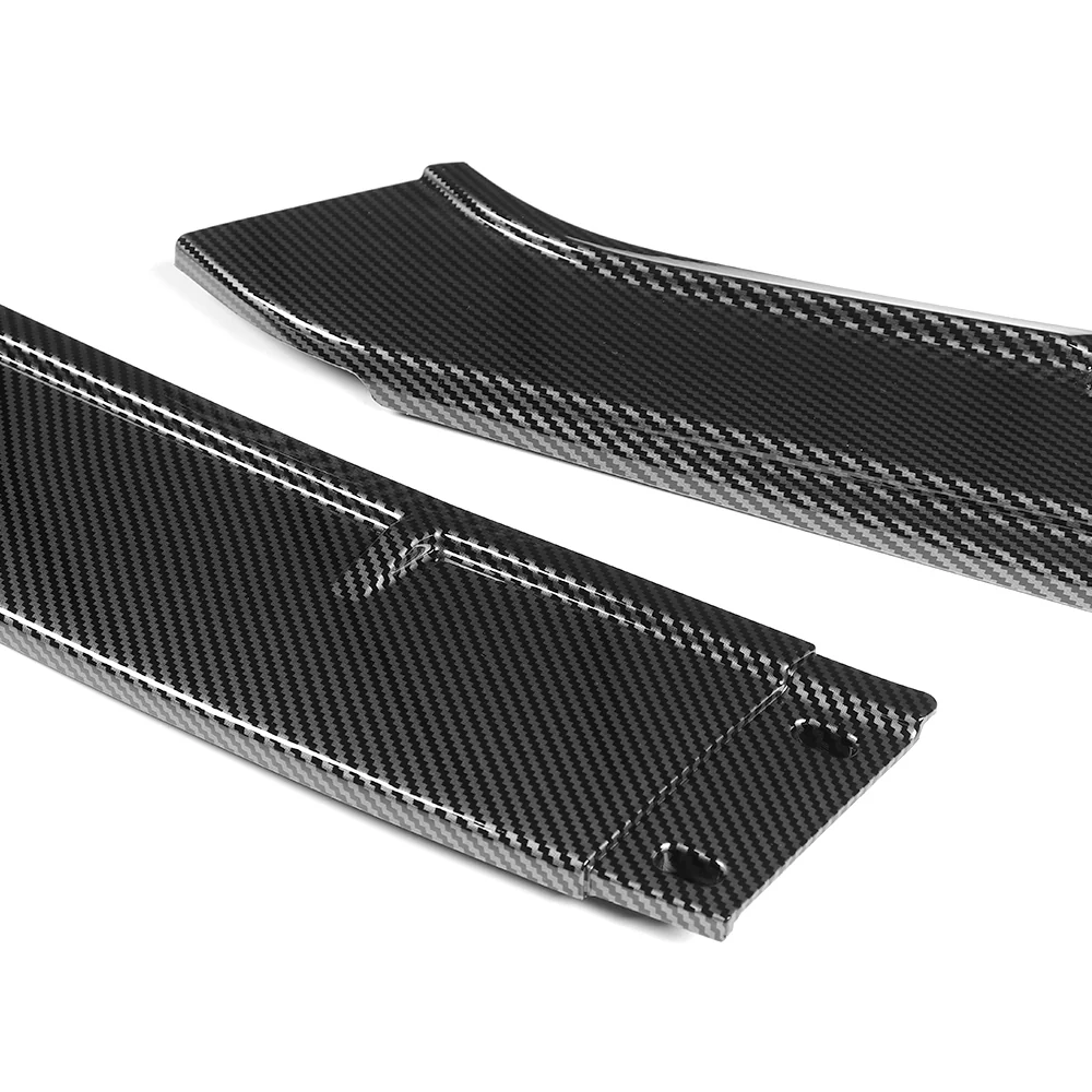 For 2023-2026 Honda Civic Type-R FL5 Front Bumper Lip Spoiler Splitter -Carbon Fiber Look - Image 2