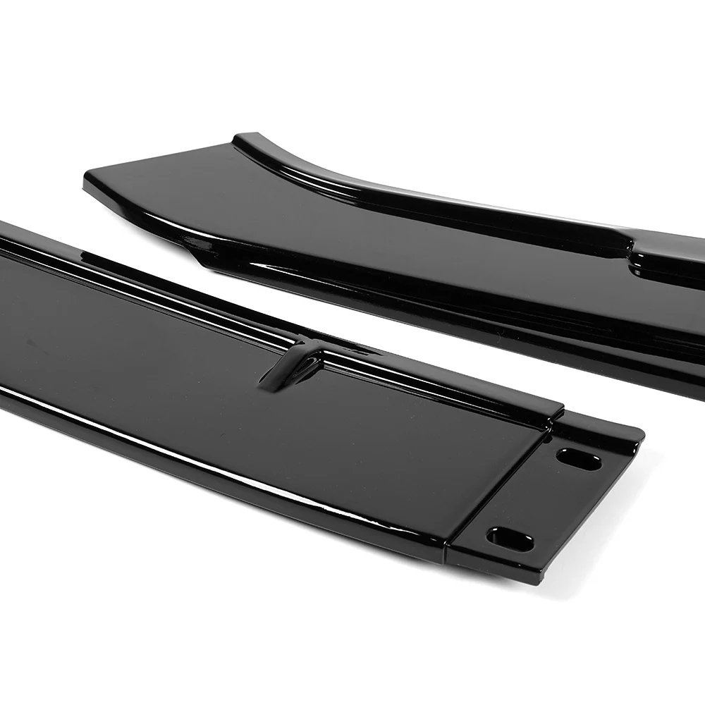For 2023-2026 Honda Civic Type-R FL5 Front Bumper Lip Spoiler Splitter -Painted Black - Image 2