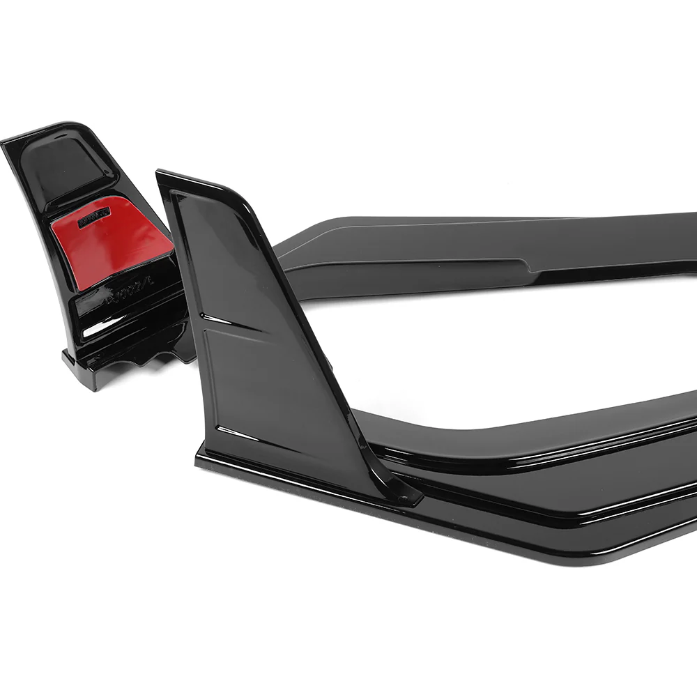 For 2023-2026 Honda Civic Type-R FL5 Front Bumper Lip Spoiler Splitter -Painted Black - Image 4